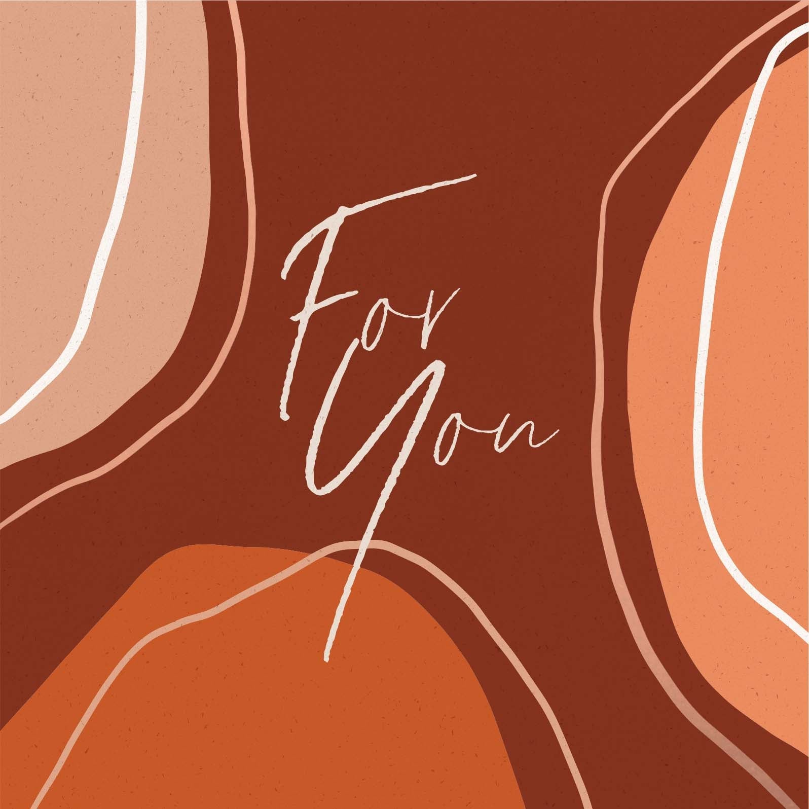 Greeting Card Rust - FOR YOU